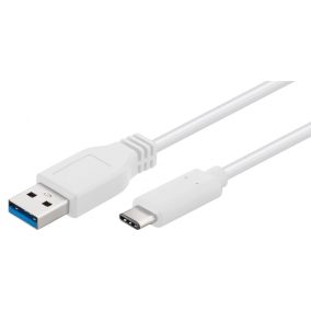 Microconnect USB 3.1 Gen 1 kábel 2m fehér (USB3.1CA2W)