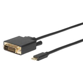 Microconnect USB C - DVI-D 24+1 kábel 1.8m (USB3.1CDVI18B)