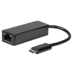 Lanberg USB C Gigabit hálózati adapter, fekete (NC-1000-02)