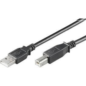 Microconnect USB 2.0 AM-BM nyomtató kábel 0.5m (USBAB05B)