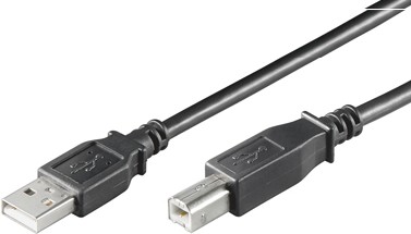 Microconnect USB 2.0 AM-BM nyomtató kábel 0.5m (USBAB05B)