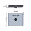 Unitek kétirányú HDMI 2.1 8K 60Hz kapcsoló 2 portos (V1163A)