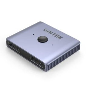   Unitek kétirányú Displayport 8K 60Hz kapcsoló 2 portos (V1609A)