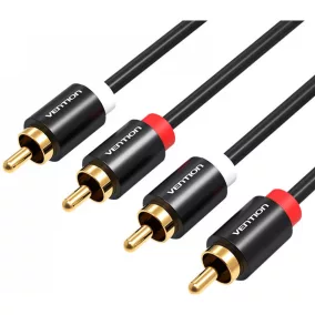   Vention sztereó audio 2 RCA - 2 RCA kábel 2m (VAB-R06-B200)