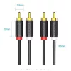 Vention sztereó audio 2 RCA - 2 RCA kábel 3m (VAB-R06-B300)