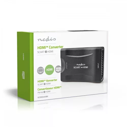 Nedis SCART to HDMI átalakító konverter (VCON3463BK)