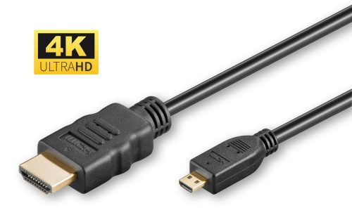 Microconnect micro HDMI 2.0 4K 60Hz kábel 1m (HDM19191V2.0D)