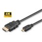 Microconnect micro HDMI 2.0 4K 60Hz kábel 5m (HDM19195V2.0D)