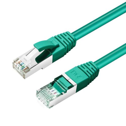 MicroConnect CAT6A S/FTP hálózati kábel 0.5m zöld (MC-SFTP6A005G)