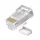 Lanview RJ45 UTP Cat6A csatlakozó dugó tömör kábelhez, 10db (LVN125416)