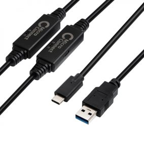  Microconnect USB C - USB 3.0 aktív kábel 10m (USB3.1CA10AMP)