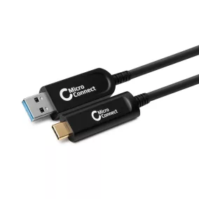   Microconnect Prémium USB C Gen 2 - USB 3.2 10Gbit/s optikai kábel 10m (USB3.2CA10OP)