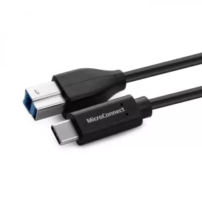 Microconnect USB C to USB 3.0 B kábel 3m (USB3.1CB3)