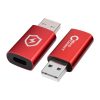MicroConnect Safe Charge USB C - USB A adatblokkoló adapter (ACADAP-SC)