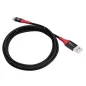   MicroConnect Safe Charge USB A - Lightning adatblokkoló kábel 1.5m (ALIGHTNING-SC)