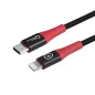   MicroConnect Safe Charge USB C - Lightning adatblokkoló kábel 1.5m (CLIGHTNING-SC)