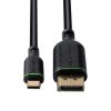 Microconnect USB C to Displayport 4K 144HZ kábel 0.5m (MC-USBCDP05)