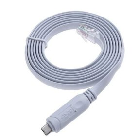 Microconnect USB C - RJ45 konzol kábel 1.8m (MC-USBCETHM)