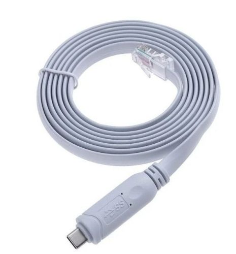 Microconnect USB C - RJ45 konzol kábel 1.8m (MC-USBCETHM)