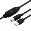 Microconnect USB 3.0 AM-BM 7m aktív kábel (USB3.0AB7B)