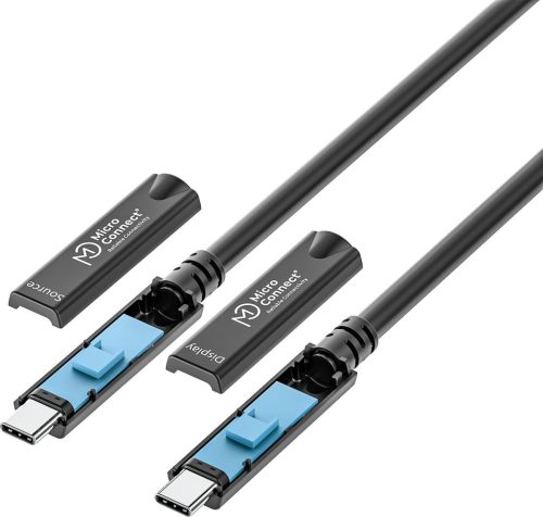 Microconnect USB 3.2 Gen 2 10 Gbit/s 8K 30Hz kábel 10m (MC-USB3.2CC10-8K-OP)