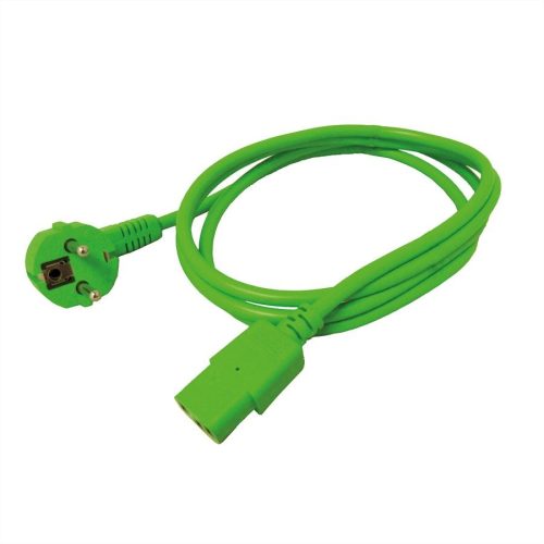 Roline hálózati PC tápkábel C13 1.8m zöld (19.08.1013)