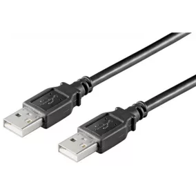 Goobay USB kábel AM AM fekete 5m (93595)