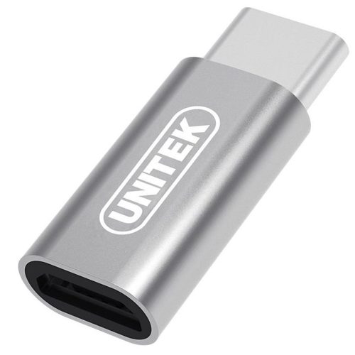 Unitek Prémium micro USB anya - Type C apa adapter (Y-A027AGY)