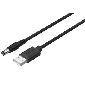 Unitek USB - DC 5.5x2.5 kábel, 1.5m (Y-C4046BK)