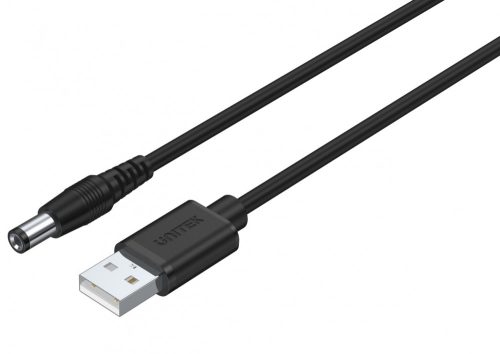 Unitek USB - DC 5.5x2.5 kábel, 1.5m (Y-C4046BK)