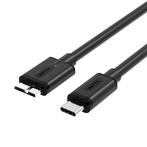 Unitek Prémium USB C - USB-B micro 3.0 kábel 1m (Y-C475BK)