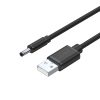Unitek USB - DC 3.5x1.35 kábel, 1.5m (Y-C495BK)