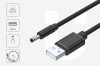 Unitek USB - DC 3.5x1.35 kábel, 1.5m (Y-C495BK)