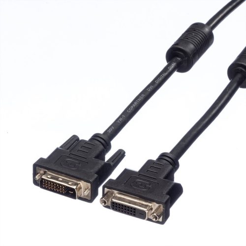 VALUE Kábel DVI - DVI M/F (24+1) dual link 5m (11.99.5565)
