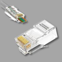 RJ45 UTP csatlakozók tömör kábelhez