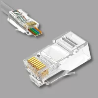 RJ45 UTP csatlakozók tömör kábelhez