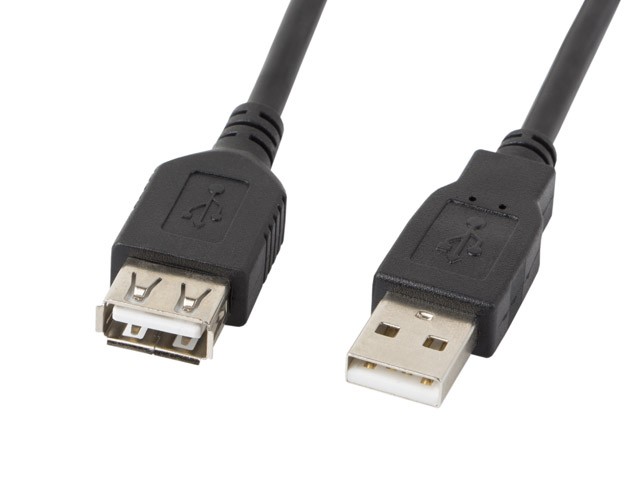 Lanberg USB 2.0 hosszabbító kábel 0.7m (CA-USBE-10CC-0007-BK) Lanberg USB 2.0 hosszabbító kábel 0.7m (CA-USBE-10CC-0007-BK)