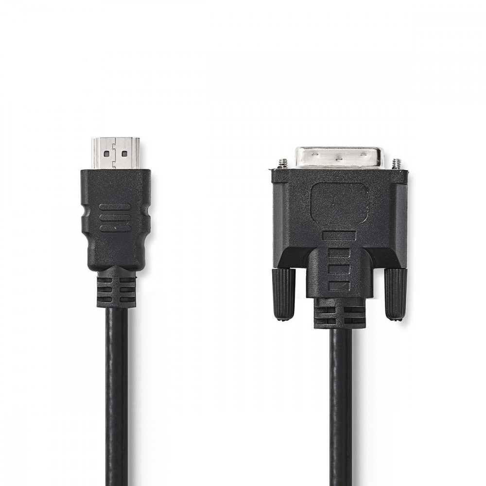 Nedis HDMI - DVI-D 24+1 kábel 10m (CCGP34800BK100) Nedis HDMI - DVI-D 24+1 kábel 10m (CCGP34800BK100)