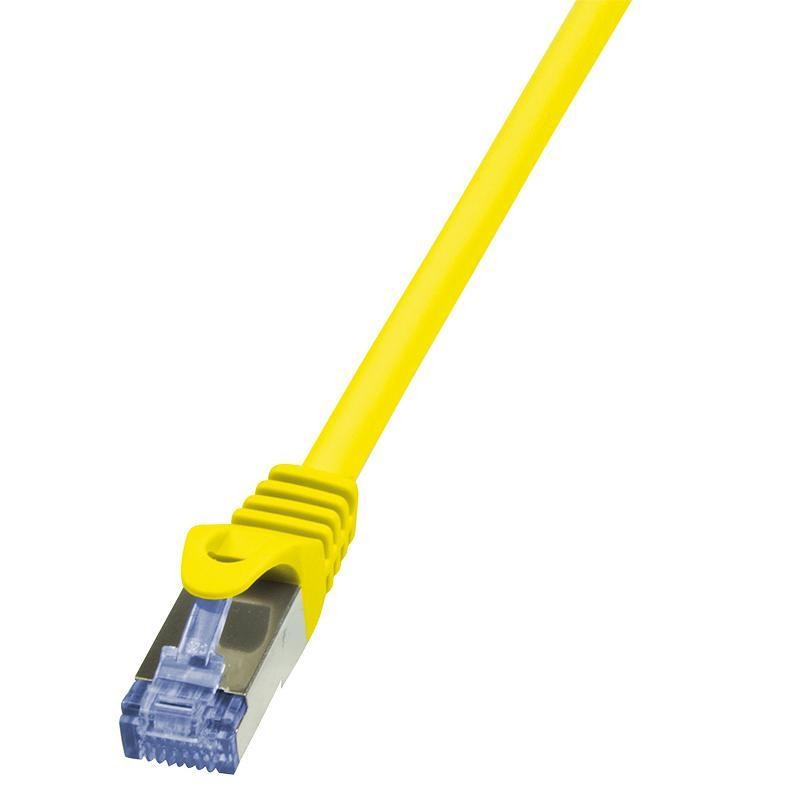Logilink patch kábel Cat6A 10G S/FTP PIMF PrimeLine sárga 3m (CQ3067S) Logilink patch kábel Cat6A 10G S/FTP PIMF PrimeLine sárga 3m (CQ3067S)